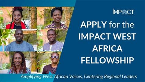 Impact West Africa Fellowship Program 2024 Funded Opportunity Desk