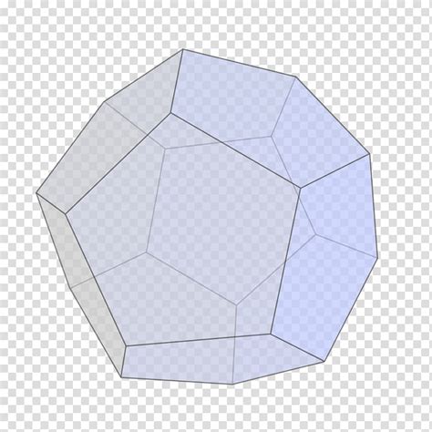 Regular Dodecahedron Polyhedron Edge Face Dimensional Transparent