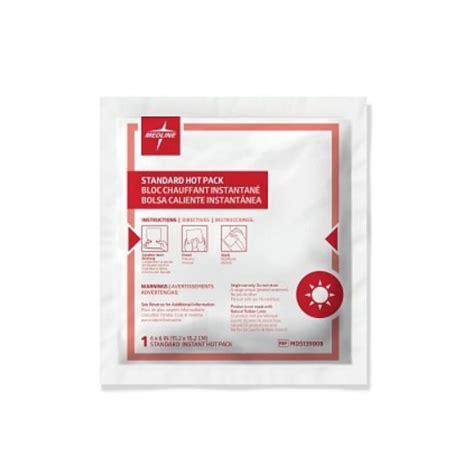 Medline Instant Hot Pack Disposable X Inch Large Case Of