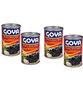 Amazon Goya Black Bean Soup Frijoles Negros En Salsa Prepared