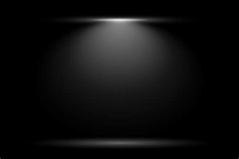 Premium Vector | Black background with light big spotlight