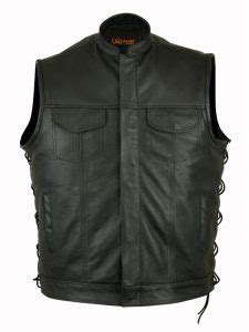 Concealed Snaps Premium Naked Cowhide Hidden Zipper Side Laces BNDS Bikers Network