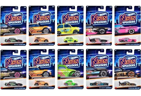 1 64 Hot Wheels Neon スピーダーズ 10 Pieces Assortment HLH72 986D Toy Hobby Suruga ya