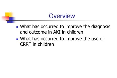 Improving Outcomes In Aki And Crrt Does Quality Matter Ppt Download