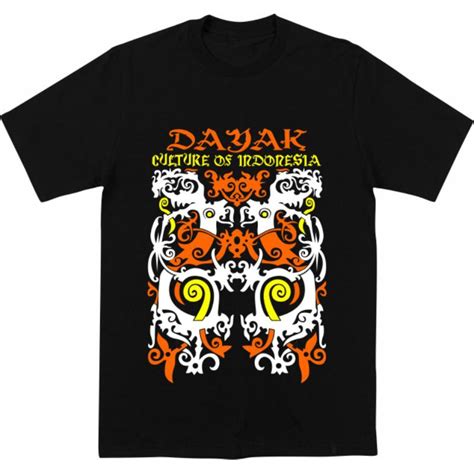 Jual Baju Kaos Motif Suku Dayak Beraneka Macam Motif Khas Dayak Distro