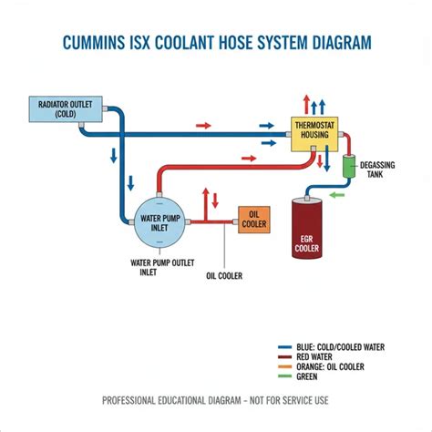 Cummins Isx Coolant Hose Diagram