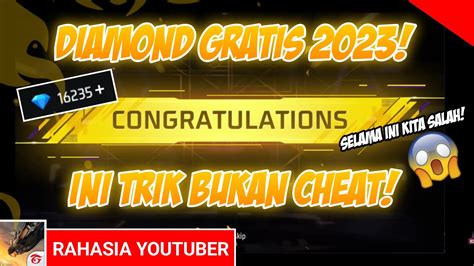 Ini Trik Bukan Cheat Cara Mendapatkan Diamond Di Free Fire Secara