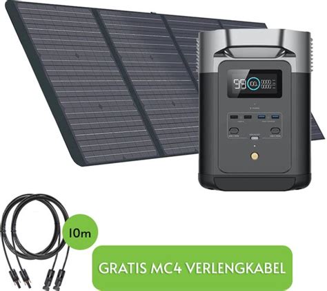 Ecoflow Delta W Zonnepaneel Solar Generator Power