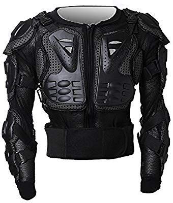 Motorcycle Racing Black Full Enduro Body Armor Spine Chest Protective