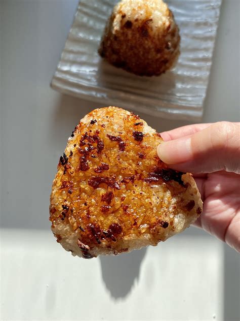 Yaki Onigiri In Air Fryer Japanese Grilled Rice Ball 焼きおにぎり Tiffoodss