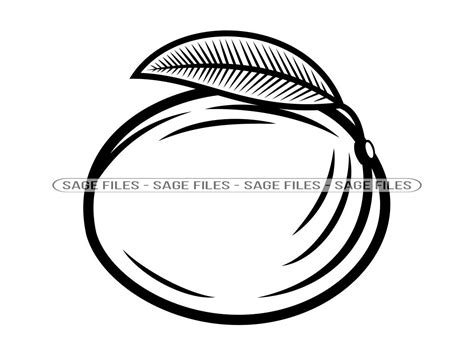 Mango Svg Fruit Svg Mango Clipart Mango Files For Cricut Etsy Australia