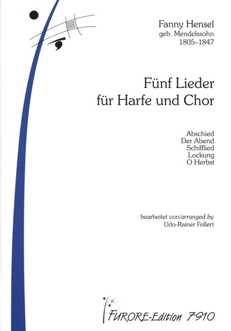 Lieder Von Fanny Hensel Im Stretta Noten Shop Kaufen