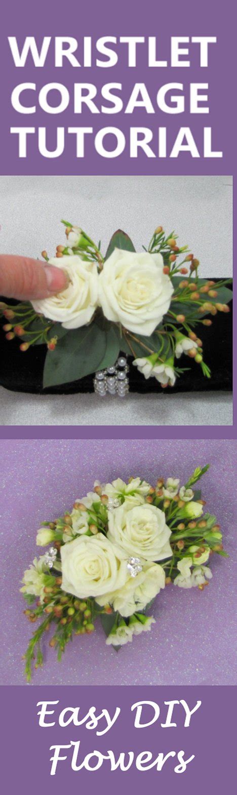 How To Make A Wrist Corsage Free Diy Wedding Flower Tutorials