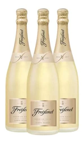 Espumante Freixenet Carta Nevada 750 Ml Kit 3 Unidades Frete grátis