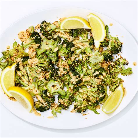 Crispy Roasted Broccoli With Tahini Sauce Recipe Bon Appétit