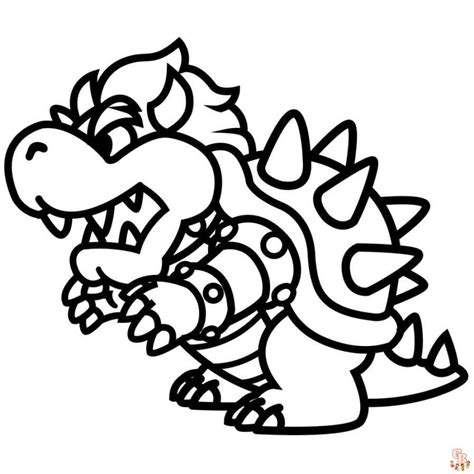 Coloriage Bowser Guide Et Mod Les Imprimer Pour Les Fans Free