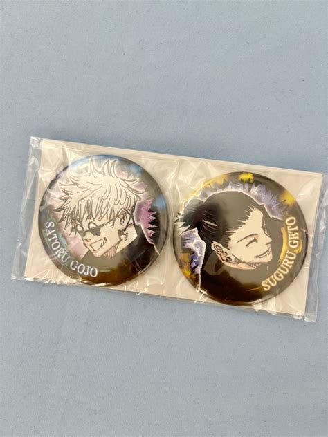 Limited Official Jujutsu Kaisen Jjk Satoru Gojo Suguru Geto Pins Pair