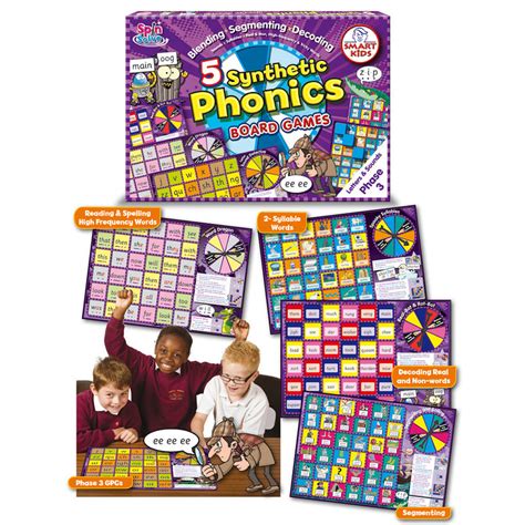 Letters And Sounds Board Games Phase 3 Smart Kids