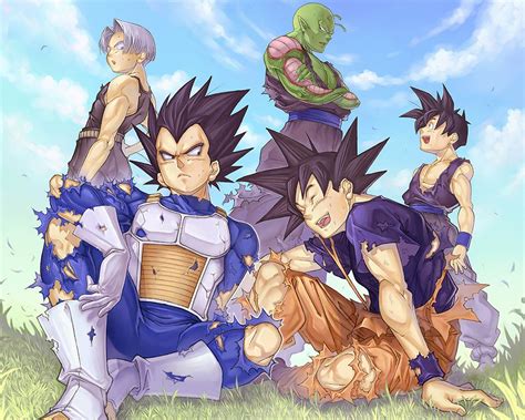 The Z Warriors Anime Dragon Ball Dragon Ball Art Dragon Ball Z