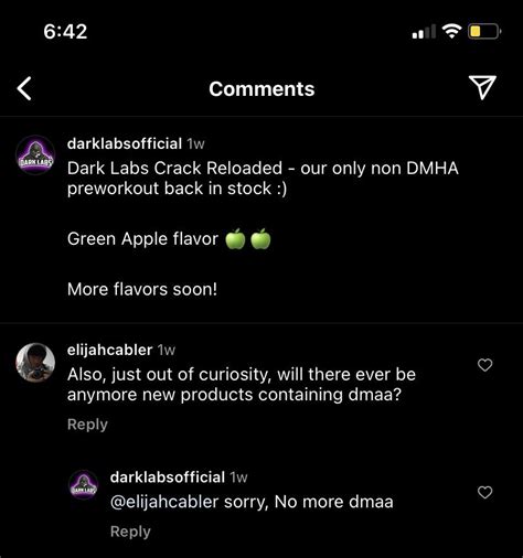 Dark Labs says no more dmaa : r/Preworkoutsupplements