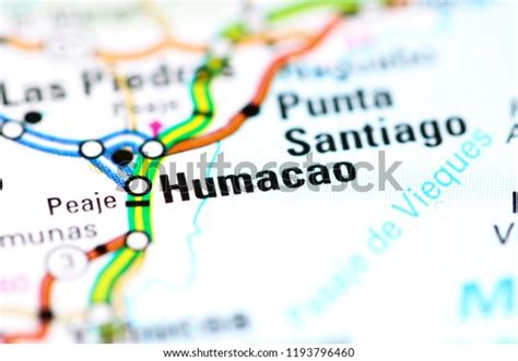 Humacao Puerto Rico On Map Stock Photo (Edit Now) 1193796460