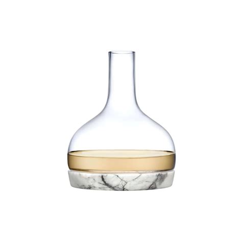 NUDE Chill Decanter With Marble Base