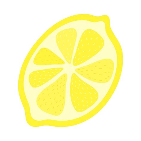 Illustration De Citron Frais Isolé Sur Fond Blanc Illustration De