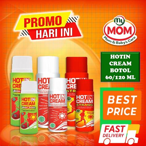 Jual Hotin Cream Botol Ml Ml Hot In Krim Pegal Nyeri Otot Keseleo Krim Gosok MyMoM