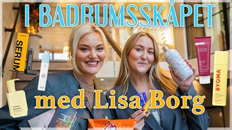 I BADRUMSSKÅPET MED LISA BORG YouTube