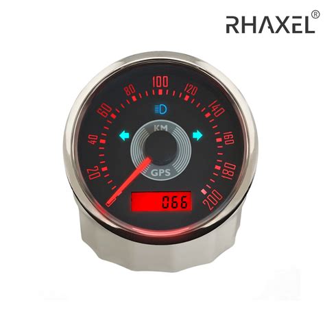 Rhaxel Waterproof Adjustable Gps Speedometer Odometer Mph