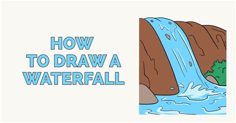 How to Draw a Waterfall - Really Easy Drawing Tutorial