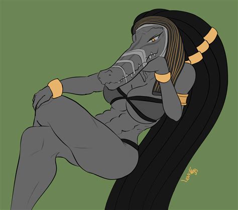 Ammit Pinup By Lewdigo Hentai Foundry