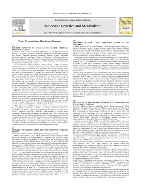 (PDF) AGC1 Deficiency Leads to Cerebral Hypomyelination in Children