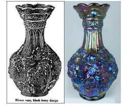 Carnival Glass vases - Carnival Glass Worldwide