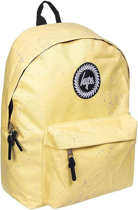 Hype Backpack Rucksack School Bag For Girls Boys Lemongrey Speckle