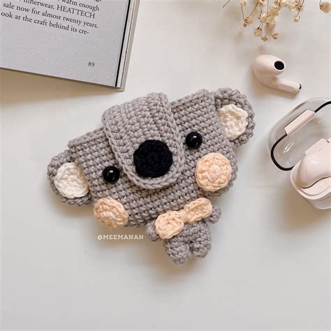 Pattern EarPods Pouch | Koala & Panda – Meemanan