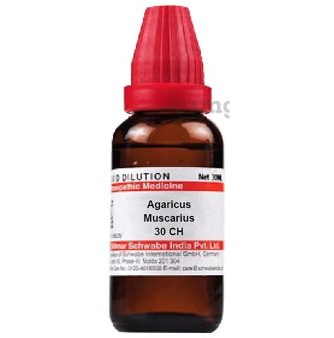 Dr Willmar Schwabe India Agaricus Muscarius Dilution Ch Buy Bottle