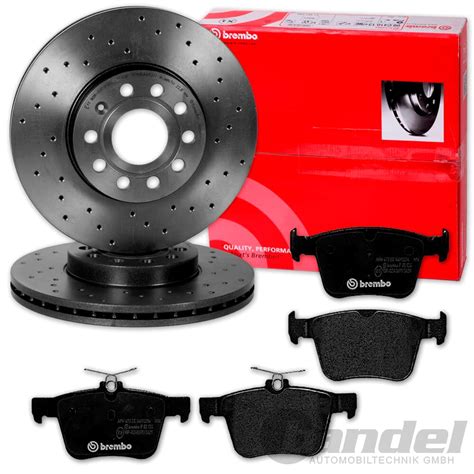 Brembo Bremsenset Gelocht Hinten Vw Golf Passat G Audi A V Tt Fv