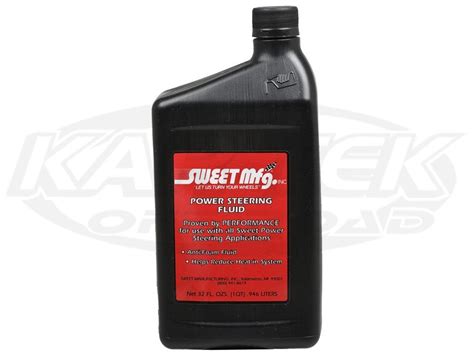 Sweet Power Steering Fluid 1 Quart Bottle Racegear Wa