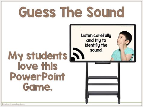 Guess the Sound Listening Activity for Auditory Discrimination — My ...