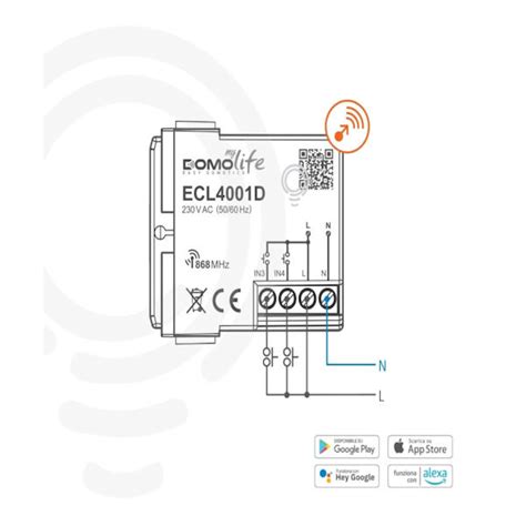 Elettrocanali Ecl Dtec Comando Domotico Comcavi Shop