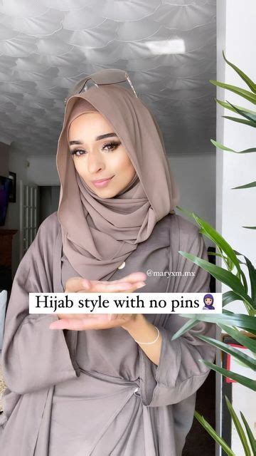 Maryam On Instagram Hijab Styles With No Pins Neck Coverage 🧕🏼