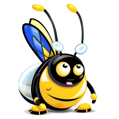 Download Angry Bee Cartoon Clipart Png 69