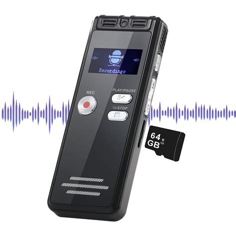 SUSUchens Voice Recorder USB 2.0 MP3 Playing Noise Reduction One-click