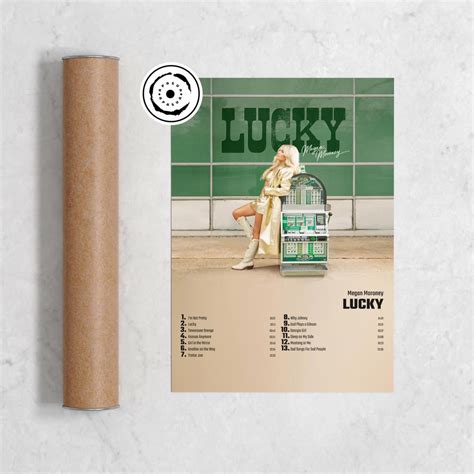 Megan Moroney Lucky Album Cover Poster Wall Art Semi Gloss Etsy