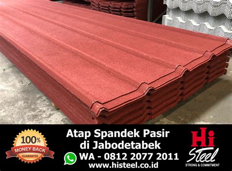 Jual Atap Spandek Pasir Di Jabodetabek Wa Hi Steel