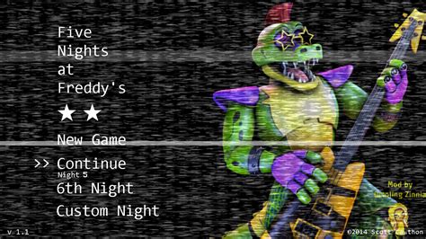 Fnaf 1 Montgomery Gator Mod Five Nights At Freddys Mods