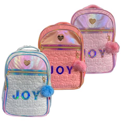 Mochila Feminina Juvenil Escolar Kika Joy KK24M32 Shopee Brasil