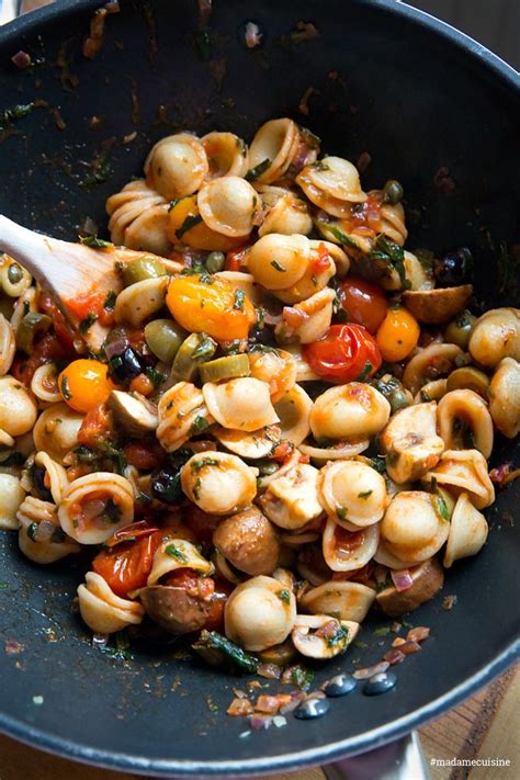 Orecchiette Mit Kirschtomaten Champignons Artofit