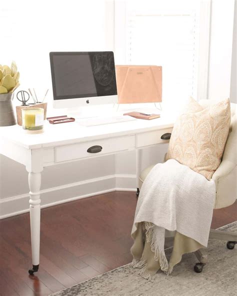 35 Sensational White Desk With Drawers for Your Home Office